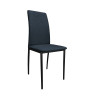 Krzesło ALAN tapicerowane czarny stelaż Sawana 80 – styl