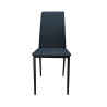 Krzesło ALAN tapicerowane czarny stelaż Sawana 80 – styl