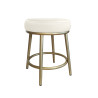 Taboret Ben MG50 – stołek ze złotą metalową nogą loft