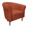 Fotel Milo Mikrofaza 6 cegła buk – elegancja i styl