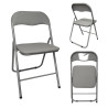 copy of Krzesło składane ogrodowe cateringowe bankietowe biurowe C-9281 szare