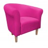 Fotel Milo Mikrofaza 10 różowy buk – styl i wygoda