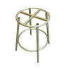 Hoker krzesło barowe Ben podstawa złota BL06