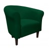 Fotel Milo mikrofaza z nogami venge