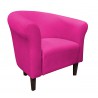 Fotel Milo Mikrofaza 10 różowy venge – styl i wygoda