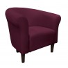Fotel Milo Mikrofaza 11 fioletowy nogi 15 venge