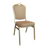 Krzesło Vega bankietowe konferencyjne stelaż złoty MG06