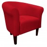 Fotel Milo Mikrofaza 8 czerwony venge – styl i wygoda