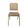 Krzesło Marco bankietowe konferencyjne stelaż złoty MG06