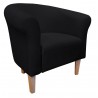 Fotel Milo Mikrofaza 18 czarny buk – elegancja i styl