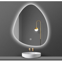 Lustro LED 50x70 S01 – łazienkowe z podświetleniem dotykowe