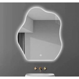 Lustro LED 50x70 YU01 – łazienkowe z podświetleniem dotykowe