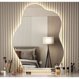 Lustro LED 50x70 YU01 – łazienkowe z podświetleniem dotykowe