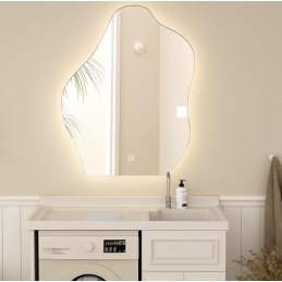Lustro LED 50x70 YU01 – łazienkowe z podświetleniem dotykowe