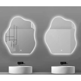 Lustro LED 50x70 YU01 – łazienkowe z podświetleniem dotykowe