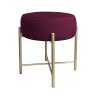 Taboret Pola MG02 – złota metalowa noga, styl i wygoda
