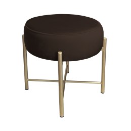 Taboret Pola MG05 – złota metalowa noga, elegancki styl