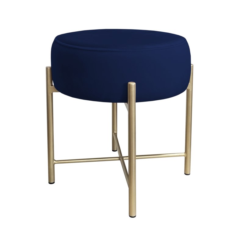 Taboret Pola MG16 – złota metalowa noga, elegancki styl