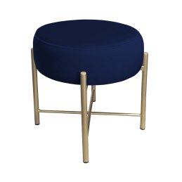 Taboret Pola MG16 – złota metalowa noga, elegancki styl