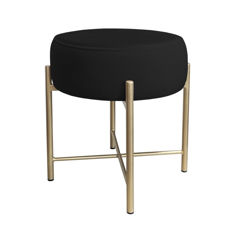 Taboret Pola MG19 – złota metalowa noga, elegancki styl