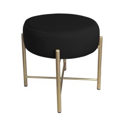 Taboret Pola MG19 – złota metalowa noga, elegancki styl