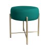 Taboret Pola MG20 – złota metalowa noga, styl i wygoda