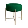 Taboret Pola MG25 – złota metalowa noga, elegancki styl