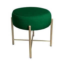 Taboret Pola MG25 – złota metalowa noga, elegancki styl