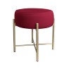 Taboret Pola MG31 – złota metalowa noga, styl i wygoda