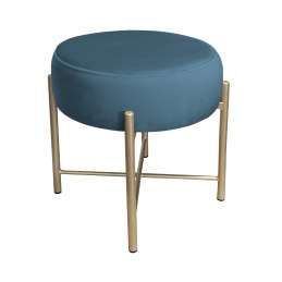 Taboret Pola MG33 – złota metalowa noga, elegancki styl