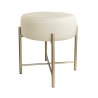 Taboret Pola MG50 – złota metalowa noga, elegancki styl
