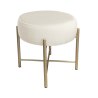 Taboret Pola MG50 – złota metalowa noga, elegancki styl