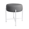 Taboret Pola BL14 – biała metalowa noga, styl i wygoda