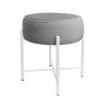 Taboret Pola MG17 – biała metalowa noga, styl i wygoda