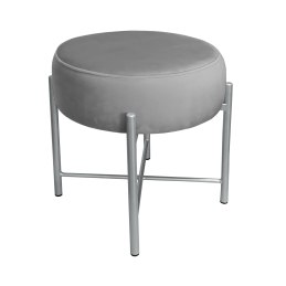 Taboret Pola MG17 – szara metalowa noga, styl i wygoda