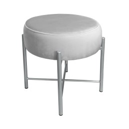Taboret Pola MG39 – szara metalowa noga, elegancja i styl