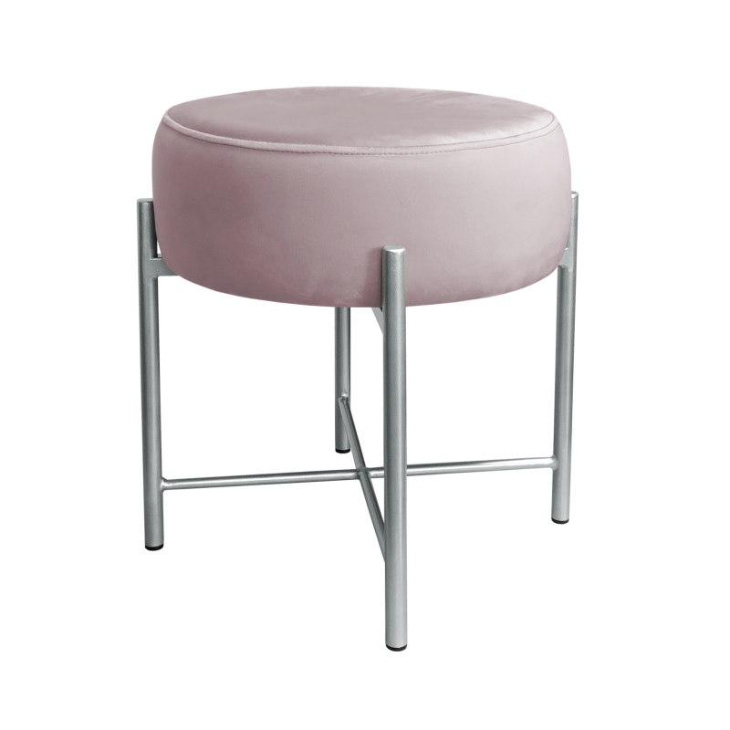 Taboret Pola MG55 – szara metalowa noga, styl i wygoda