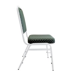 Krzesło Vega bankietowe konferencyjne stelaż czarny Dot Granat