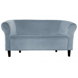 Sofa Milo BL06 szary błękit, nogi venge