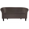 Sofa Milo MG05 brąz Velvet z nogami venge