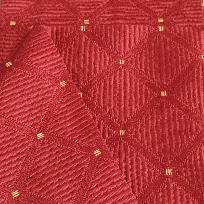 Próbka materiał/tkanina Dot Czerwień