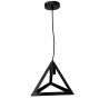 Lampa sufitowa AT2-1SZ-Black – loftowa trójkątna metalowa