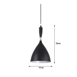 Lampa sufitowa AT1-1SZ-Gray – loftowa metalowa wisząca