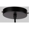 Lampa wisząca metalowa AT4-1SZ-Black – klatka loft