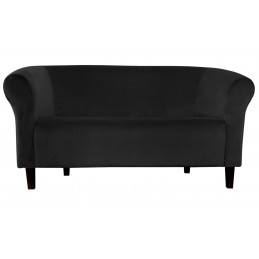 Sofa Milo MG19 czarna, nogi venge
