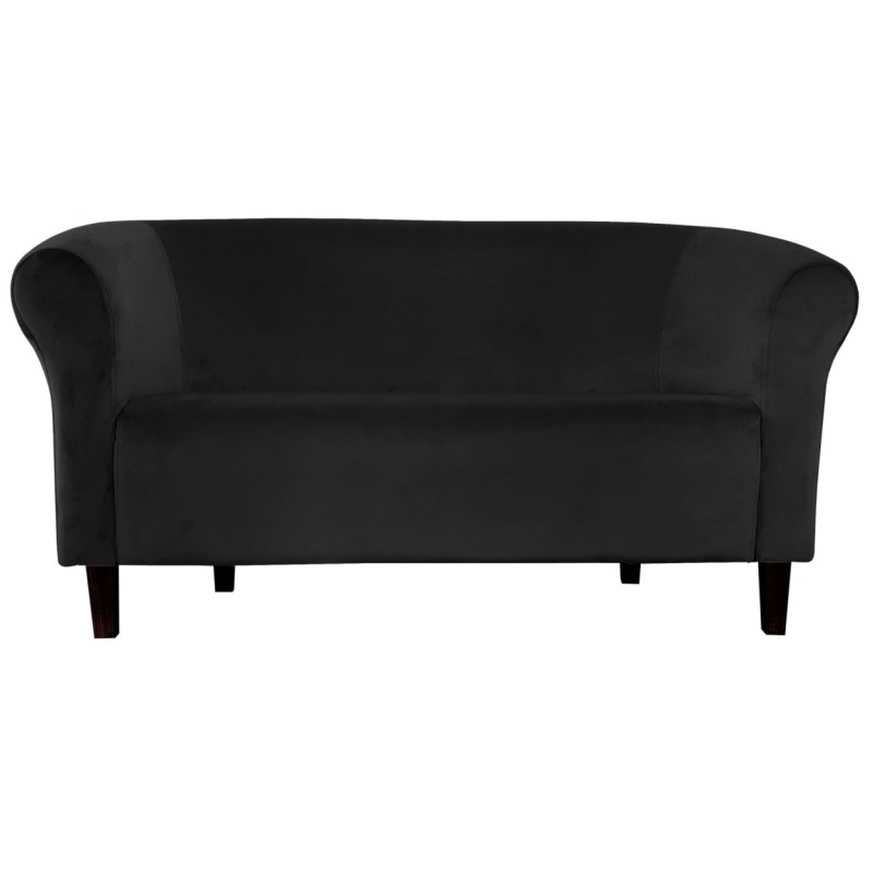 Sofa Milo MG19 czarna, nogi venge
