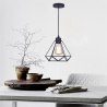 Lampa sufitowa AT6-1SZ-Black – loftowa retro metalowa wisząca