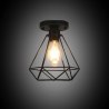 Lampa sufitowa AT6-1SZ-Black – loftowa retro metalowa wisząca