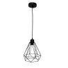 Lampa sufitowa AT6-1SZ-Black – loftowa retro metalowa wisząca