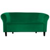 Sofa Milo MG25 zielony nogi 15 venge